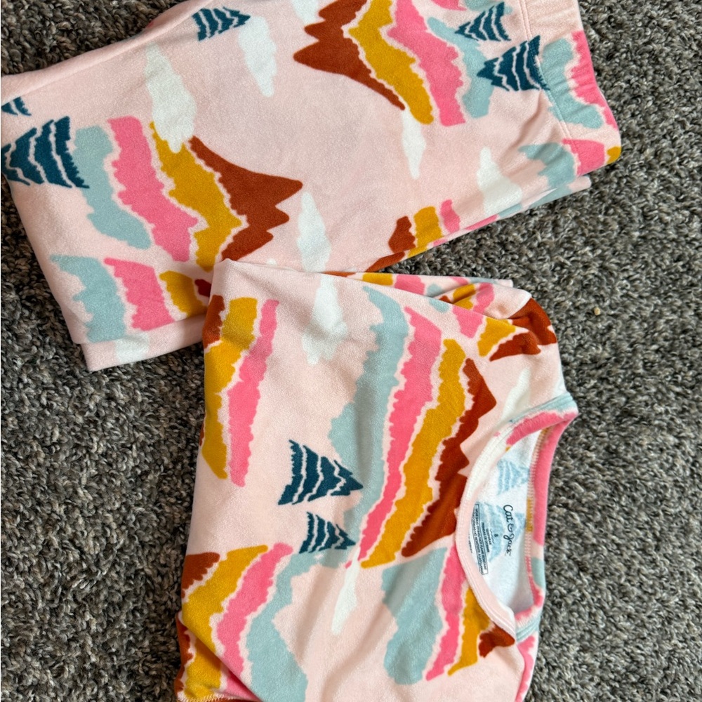 Colorful Patterned Pajama Set